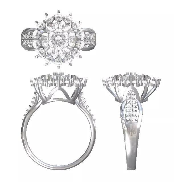 diamond cocktail ring