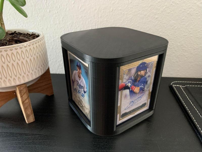 180pt. Thick Top Loader Patch or Jersey Card Trading Sports Card Holder Storage Display Box