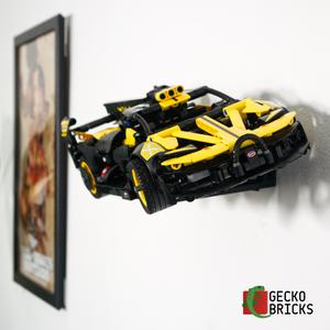 Gecko Bricks Wall mount for Technic Bugatti Bolide 42151