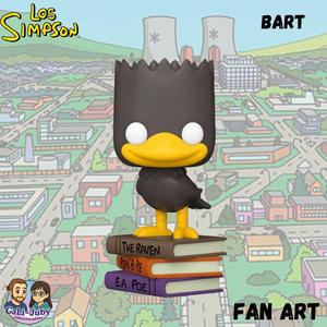 Bart Crow - The Simpsons Funko Fan Art