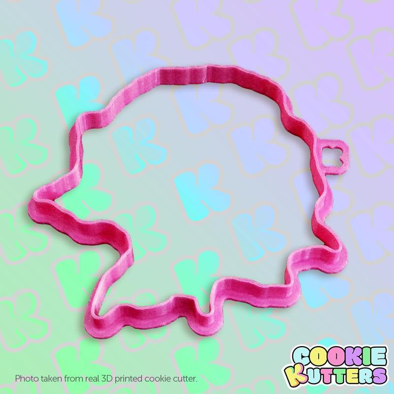 SINGLE PEONY FLOWER COOKIE CUTTER MOLD
