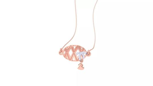 Light Weight Diamond Necklace renders 3dm stl details