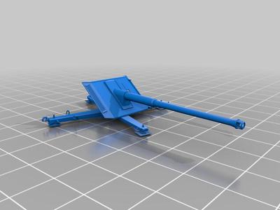 1-100 PaK 8.8cm on cruciform.