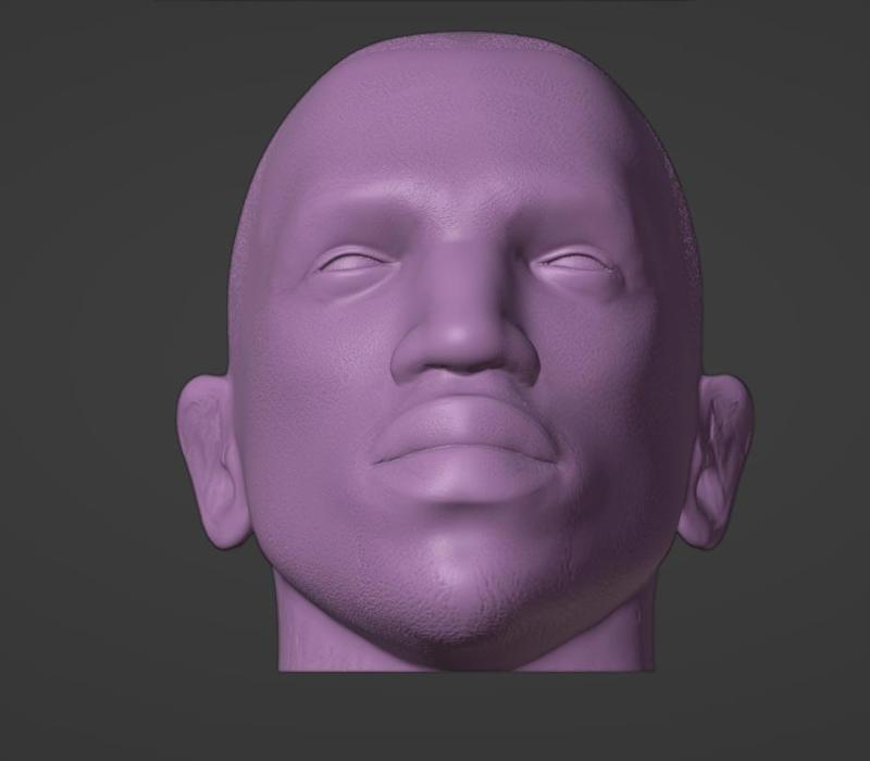 CJ, Carl Johnson, bust Pot planter, gta san andreas for 3d printing