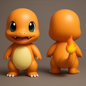 CHARMANDER CHIBI - POKEMON FAN ART 3D MODEL