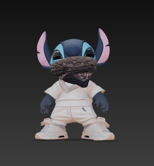 Stitch - Collectable figure 10 gangster
