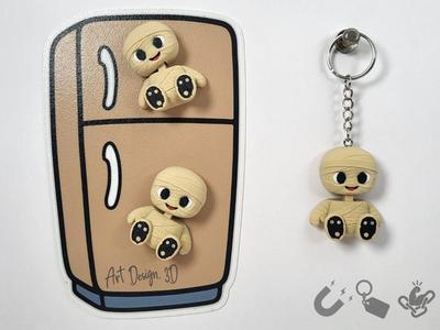 Flexi Mummy – Magnet & Keychain