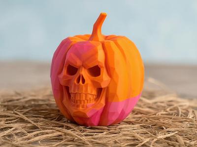 The Whispering Skull Pumpkin 