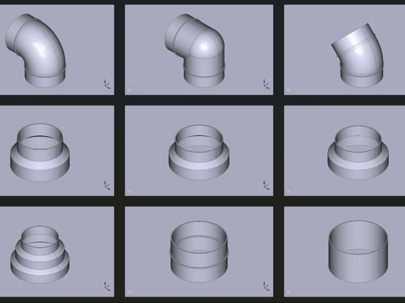 Round ventilation system Ø100мм