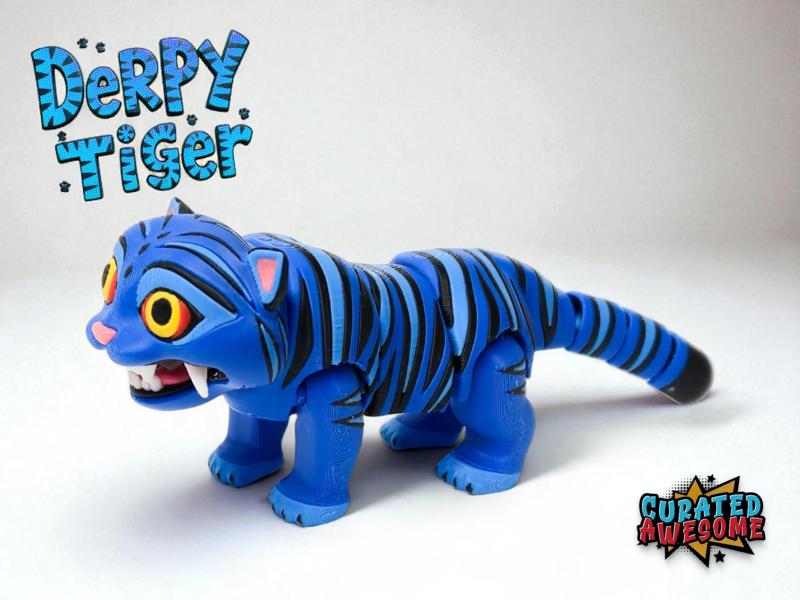 Cute Flexi Derpy Tiger