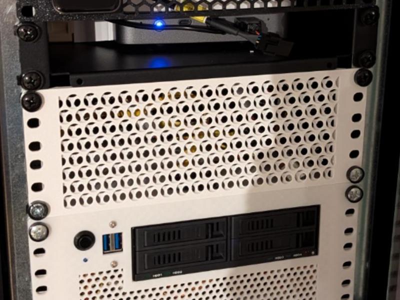 2U 10-inch Mac Pro Rack Cover
