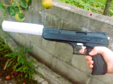 Supressor for air preasure gun