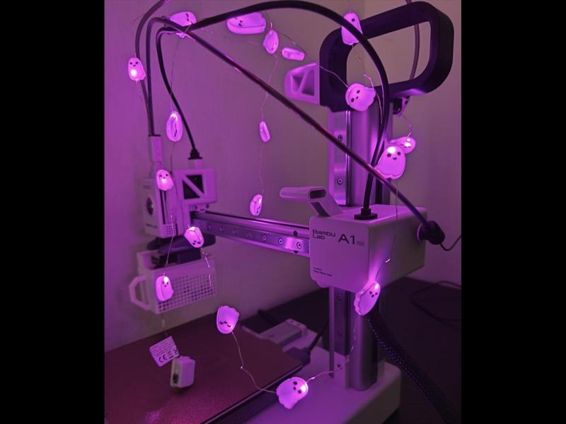Ghost clips for LED strips