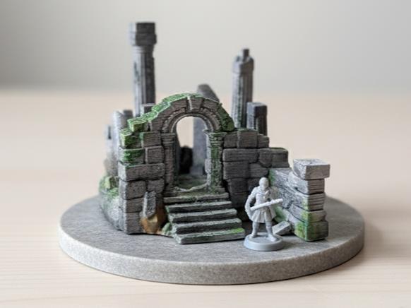 Ancient ruin terrarium ornament/ant feeder