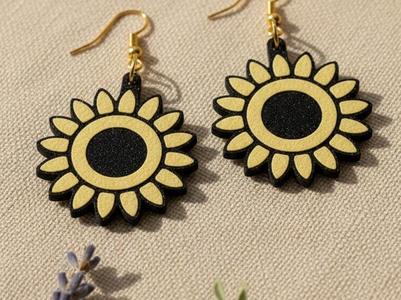 Sunny Sunflower Earrings