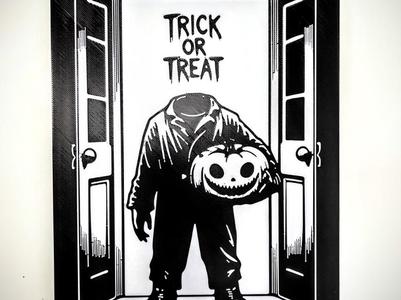 Halloween Trick or Treat Wall Art