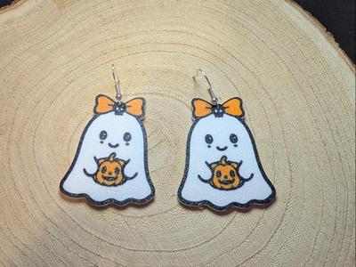 Cute Ghost Halloween Earrings