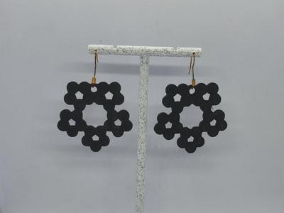 Pentagonal Flower Earrings