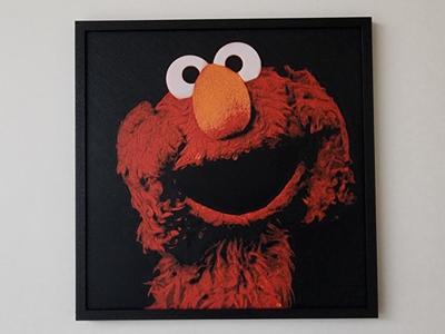 Elmo Hueforge Print