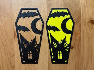 x2 Halloween Bookmarks On Separate Plates