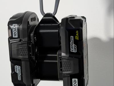 Ryobi 18V ONE+ Battery tool holder clip storage
