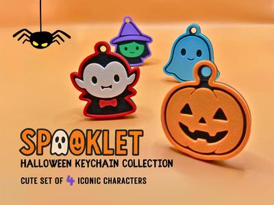 SPOOKLET - Cute Halloween Keychain Collection