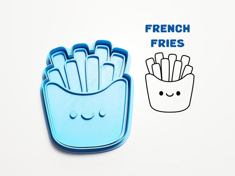 French Fries Cookie Cutter / Stamp