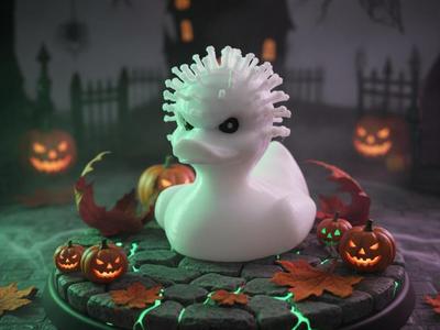 Halloween Pinhead Duck, Hellraiser Duck