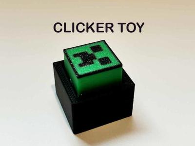 Minecraft creeper clicker toy