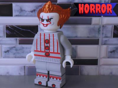 HORROR *Pennywise* IT Spooky Big Brick 500%