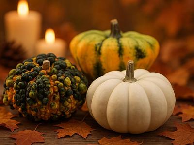 Autumn Decor Pumpkin Set – Halloween & Table Decoration