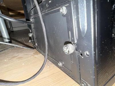 ATX power supply blanking plate for PSU relocation