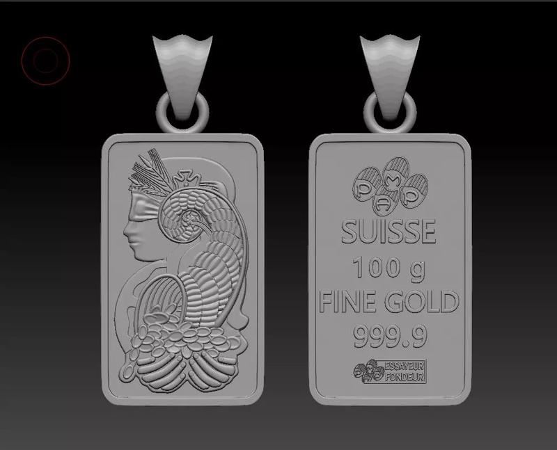 Suisse Lady Fortuna Gold 999 Minted Bar 24k