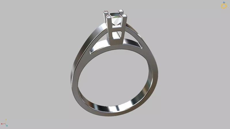 Solitaire Ring 3 00mm Gem