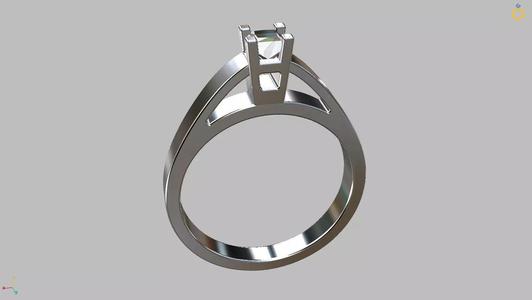 Solitaire Ring 3 00mm Gem