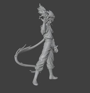 Hiei Yuyu Hakusho Anime Action Figure (Enhanced Design)