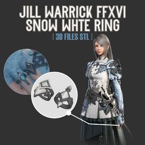 JILL WARRICK RING - SNOW WHITE SKIN - FINAL FANTASY XVI - STL - 3D FILE