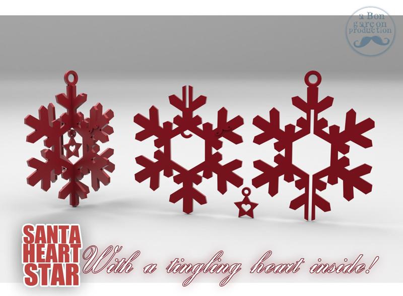 SANTA STAR -with a Tingling Heart inside-