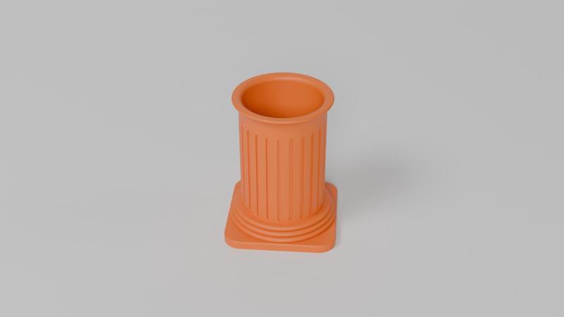 Roman Column Pen Holder
