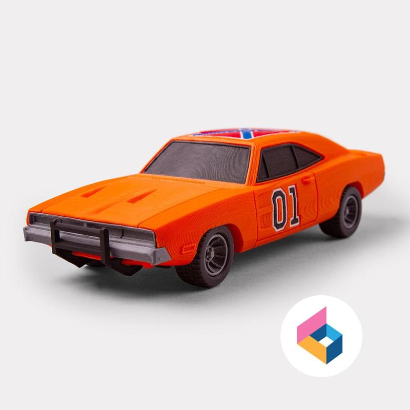 Foldable General Lee - Dukes of Hazzard