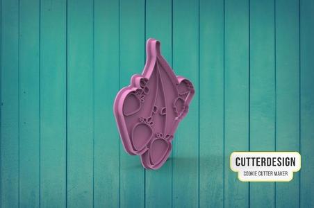 Bunch Of Strawberries Cookie Cutter M2