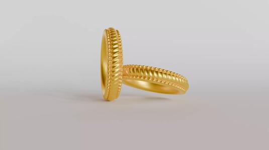 wide band wedding band 3d print ready stl file ring