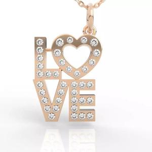 Gorgeous Love Diamond Pendant
