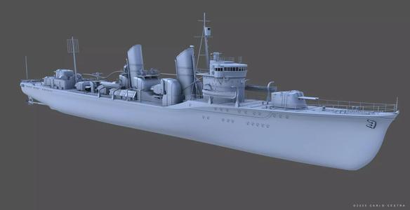 IJN FUBUKI - Commercial license - 1-100 scale