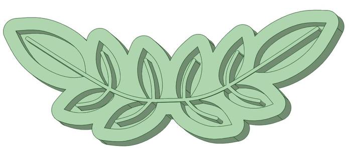 Olive leaf marker and cutter