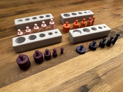 Montessori Cylinder Blocks