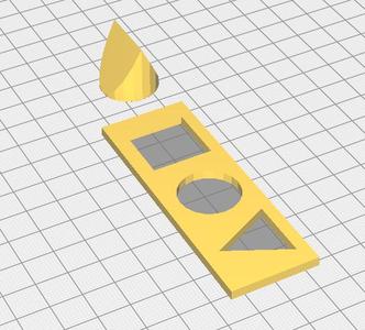 Circle Triangle Square Puzzle
