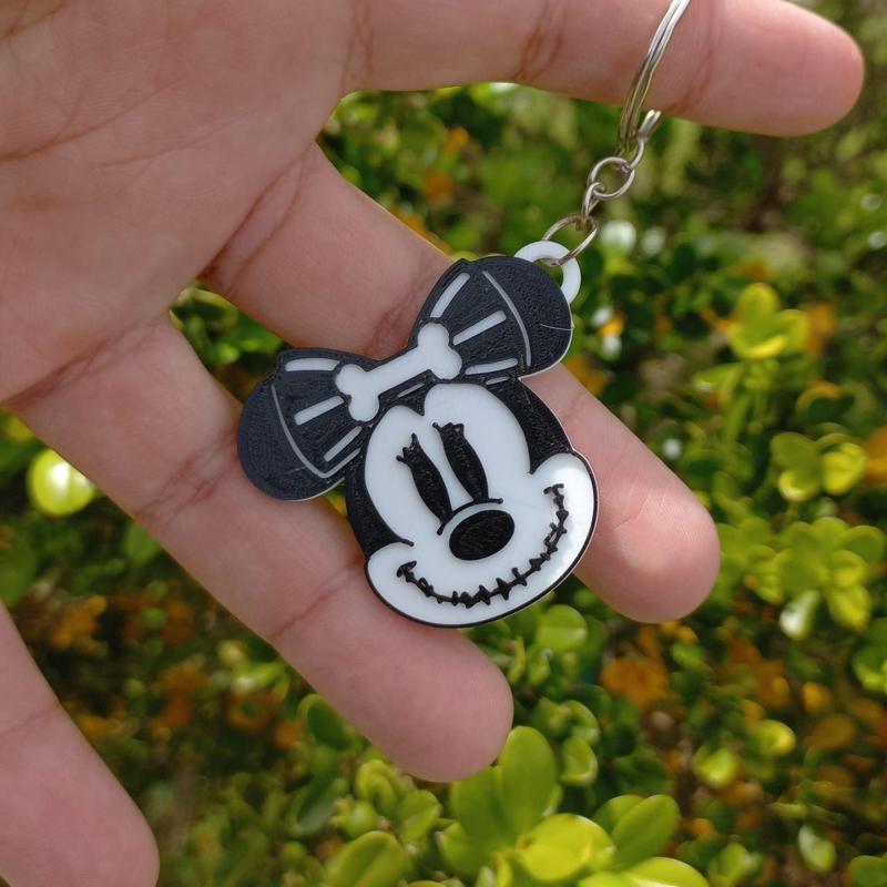 Minnie Halloween keychain