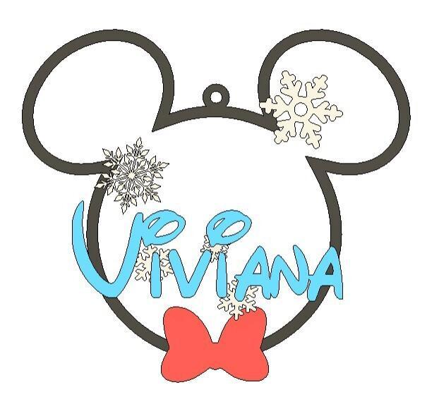 Mickey Mouse Christmas Spheres (Viviana)