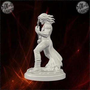 Heavy Metal Guitarist Statue – SoliDRawinGs SG932
